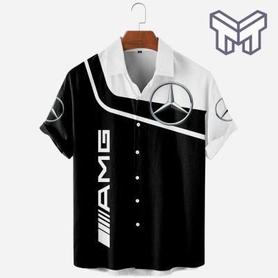 Mercedes AMG Racing Car Apparel Mercedes AMG Racing Car Hawaiian Shirt