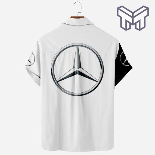 Mercedes AMG Racing Car Apparel, Mercedes AMG Racing Car Custom Hawaiian Shirt