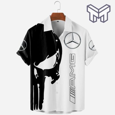 Mercedes AMG Racing Car Apparel, Mercedes AMG Racing Car Hawaiian Shirt