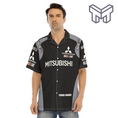 Mitsubishi F1 Team Racing Apparel, Mitsubishi Custom Hawaiian Shirt