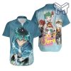 My Hero Academia Izuku Midoriya Chibi Plus Ultra Hawaiian Graphic Print Short Sleeve Hawaiian Shirt