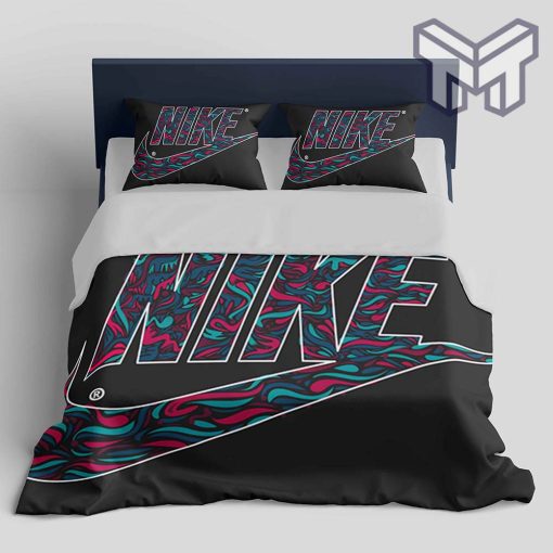 Nike Fashion Logo Luxury Brand Bedding Set Home Decor