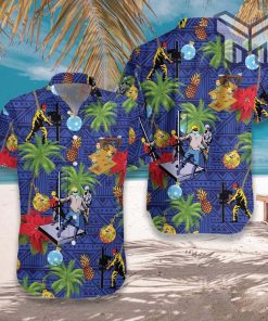 Oil Field Life Hawaiian Graphic Print Short Sleeve Hawaiian Shirt