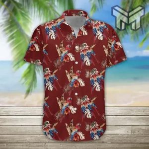 Orioles Tropical Sea And Parrots Hawaiian Shirt - Orioles Hawaiian Shirt