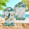 Parrot Tropical Hawaiian Graphic Print Short Sleeve Hawaiian Shirt