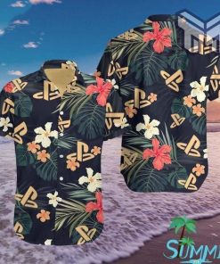 Play Station Aloha Hawaiian Graphic Print Short Sleeve Hawaiian Casual Shirt