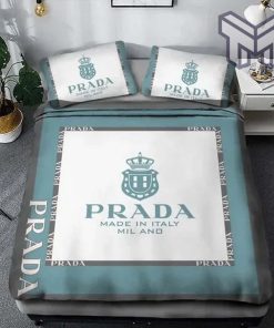 Prada Italy Luxury Brand Premium Bedding Set Duvet Cover Home Decor