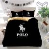 Ralph Lauren Black Fashion Luxury Brand Premium Bedding Set Home Decor