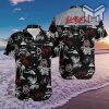 Slayer Rock Band Music Aloha Hawaiian Graphic Print Short Sleeve Hawaiian Casual Shirt