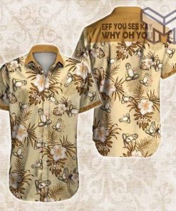 Sloth Hawaiian IV Graphic Print Short Sleeve Hawaiian Casual Shirt