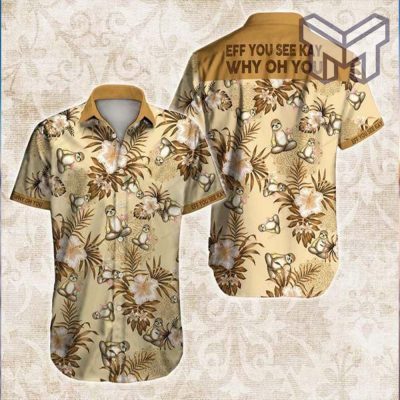 Sloth Hawaiian IV Graphic Print Short Sleeve Hawaiian Casual Shirt