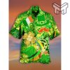 St Patrick's Day Tropical Hawaiian Graphic Print Short Sleeve Hawaiian Shirt