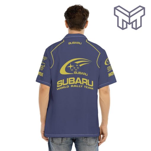 Subaru World Rally Team Apparel, Subaru Custom Hawaiian Shirt