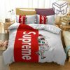 Supreme Hustler Fashion Luxury Brand Bedding Set Home Decor