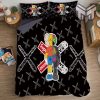 Supreme Kaws Black Luxury Brand Bedding Set Duvet Cover Home Decor Special Gift