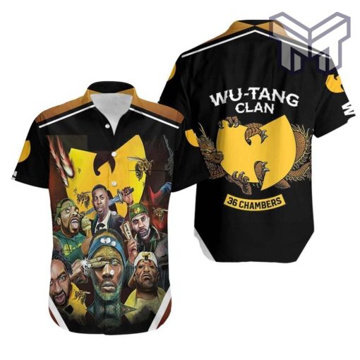 The Wutang Clan Judgement Day Commeth Legend Hip Hop For Fan Hawaiian Graphic Print Short Sleeve Hawaiian Casual Shirt