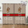 Tiger Gucci Window Curtains Living Room And Bedroom Decor Home Decor