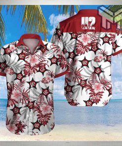 Tlmus U2 Hawaiian Graphic Print Short Sleeve Hawaiian Casual Shirt