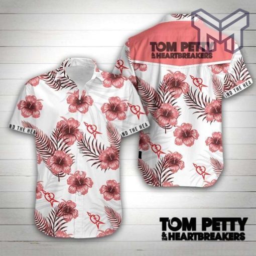 Tom Petty And The Heartbreakers Hawaiian III Graphic Print Short Sleeve Hawaiian Casual Shirt