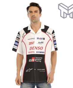 Toyota Gazoo Denso Toyota Hybrid Racing Apparel, Toyota Custom Hawaiian Shirt