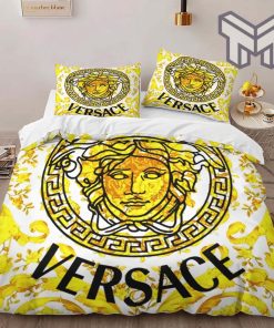 Versace Gold Limited Edition Luxury Brand High-End Bedding Set Home Decor