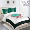 Versace Green Medusa White Luxury Brand Bedding Set Bedspread Duvet Cover Set Home Decor