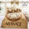 Versace Logo Luxury Brand High-End Bedding Set Home Decor