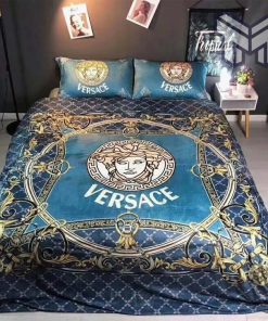 Versace Luxury Fashion Brand Bedding Set Bedspread Duvet Cover Set