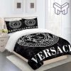 Versace Medusa Black Luxury Brand Bedding Set Bedspread Duvet Cover Set Home Decor