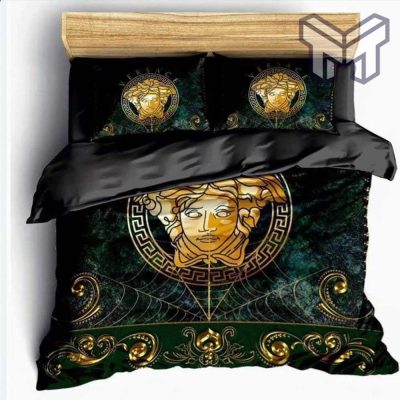 Versace Medusa Luxury Brand High-End Bedding Set Home Decor