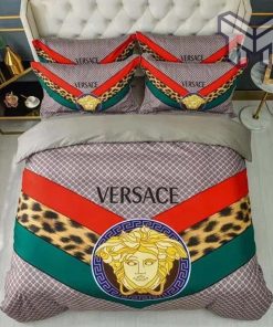 Versace Medusa Bedding Set Home Decor Luxury Brand High-End