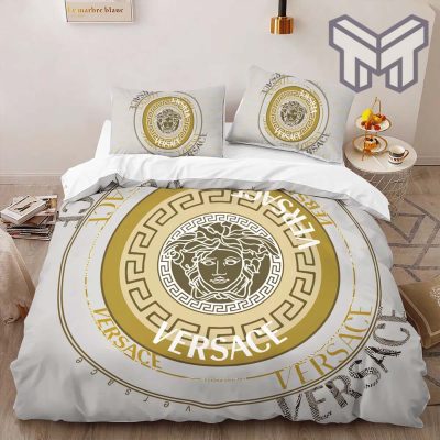 Versace New Logo Limited Edition Luxury Brand High-End Bedding Set LV Home Decor