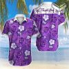 World Of Warcraft Purple Rain Hawaiian Graphic Print Short Sleeve Hawaiian Casual Shirt