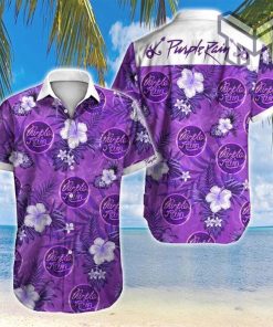 World Of Warcraft Purple Rain Hawaiian Graphic Print Short Sleeve Hawaiian Casual Shirt