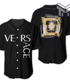 Gianni versace black baseball jersey shirt luxury clothing clothes sport for men women hot 2023