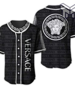 Gianni versace black baseball jersey shirt luxury clothing clothes sport for men women hot 2023 Type01