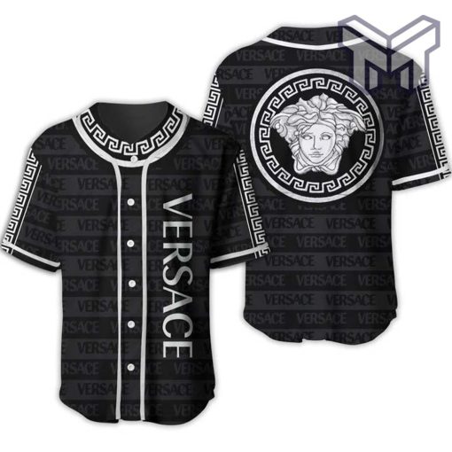 Gianni versace black baseball jersey shirt luxury clothing clothes sport for men women hot 2023 Type01