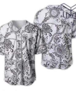 Gianni versace white baseball jersey shirt luxury clothing clothes sport for men women hot 2023