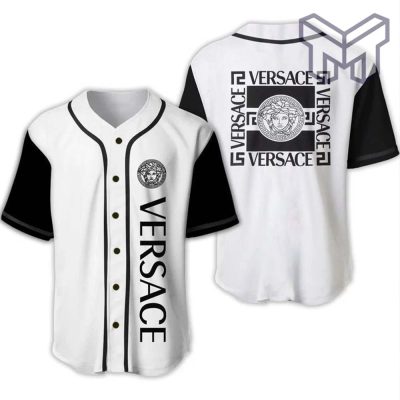 Gianni versace white baseball jersey shirt luxury clothing clothes sport for men women hot 2023 Type01