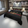 Gucci Bedding Set, Gucci Black Stripe Luxury Brand High-End Bedding Set Home Decor