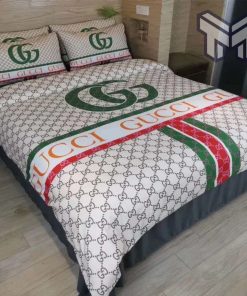 Gucci Bedding Set, Gucci GC Luxury Fashion Brand Bedding Set Bedspread Duvet Cover Set