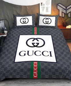 Gucci Bedding Set, Gucci Hot Luxury Brand High-End New Bedding Set Home Decor