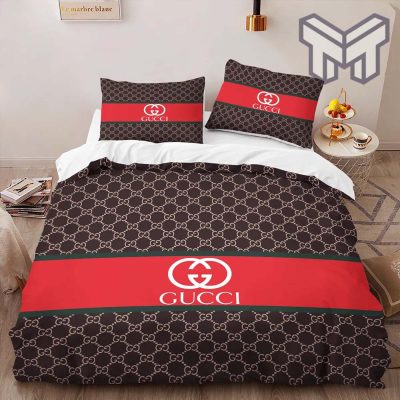 Gucci Bedding Set, Gucci Limited Edition Luxury Brand High-End Bedding Set Home Decor