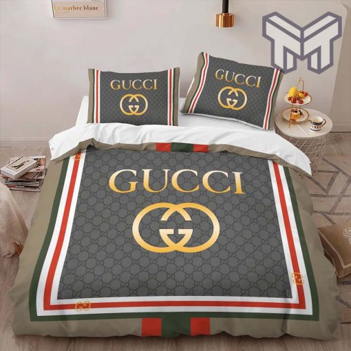 Gucci Bedding Set, Gucci Limited Luxury Brand High-End Bedding Set Home Decor