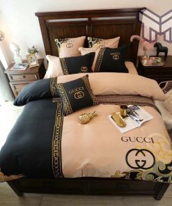 Gucci Bedding Set, Gucci Luxury Brand High-End Bedding Set Home Decor