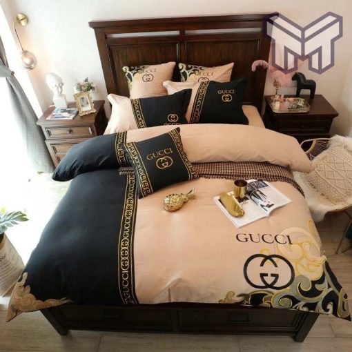 Gucci Bedding Set, Gucci Luxury Brand High-End Bedding Set Home Decor