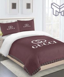 Gucci Bedding Set, Gucci Luxury Brand Limited Premium Fashion Bedding Set Home Decor