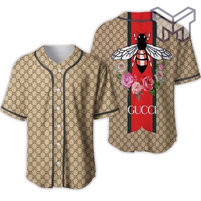 Gucci bee baseball jersey shirt luxury clothing clothes sport for men women hot 2023 Type01