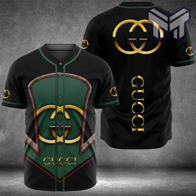 Gucci black baseball jersey shirt luxury clothing clothes sport for men women hot 2023 Type03