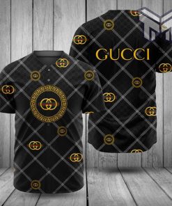 Gucci black baseball jersey shirt luxury clothing clothes sport for men women hot 2023 Type04